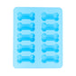 Country Living Bone-Shaped Silicone Baking Tray (10-Cavity Mold) – for Homemade Dog Treats, Candy, Cookies, Chocolate, and Ice Cubes