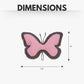 Country Living Canvas & Jute Butterfly-Shaped Dog Chew Toy – Durable, Safe and Non-Toxic