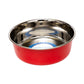 Country Living Set of 2 Heavy Gauge Stainless Steel Dog Bowls - Perfect for Food & Water