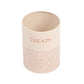 Country Living Dog Treat Canisters - Set of 2 Carbon Steel Jars with Bamboo Lids – White Swan