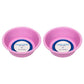 Country Living Set of 2 Coated Stainless Steel Heavy Dog Bowls - Ideal for Medium to Large Breeds
