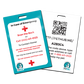 QR Pet Identification: Travel Crate Card