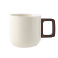 Handcrafted Ceramic Espresso Cup with Wooden Handle