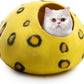Merino Wool Cat Cave – Handmade Hideaway, 20 Styles