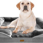Orthopedic Dog Bed Sofa with Bolster Washable Cover Waterproof Liner