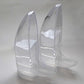 Bird Cage Water Bottle Dispenser Feeder for Zebra Finch Budgies Set of 2 (Clear)