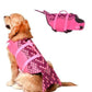 Mermaid Shark Pet Dog Swimming Life Vest Adjustable Dog Life Jacket for Small Large Pet Dog Summer Dog Life Aid Vest Swimwear