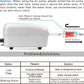 Dual Outlet Aquarium Air Pump Quiet Oxygen Pump Kit 10–100 Gallon