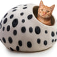 Merino Wool Cat Cave – Handmade Hideaway, 20 Styles