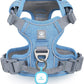 No Pull Dog Harness Reflective Adjustable Vest with ID Tag Small Dogs