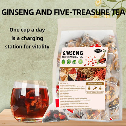 Ginseng Wubao Herbal Tea – Caffeine-Free Chinese Blend