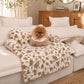 Calming Pet Bed Mat with Head Support – 2 Patterns, M–L