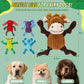 5 Pack Squeaky Dog Toys,Tough Stuffed Plush Dog Toys For Large Medium Small Dogs, Durable Plush Animal Dog Toy Bundle,Puppy Toys To Keep Them Busy