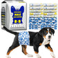 Male Dog Diapers Disposable Belly Bands | Leakproof Wraps 60 Count