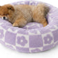 LE SURE Donut Dog Bed – 7 Sizes, 5 Patterns