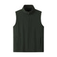 Zipper Stand Collar Double-sided Fleece Cardigan Fleece Vest