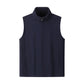 Zipper Stand Collar Double-sided Fleece Cardigan Fleece Vest