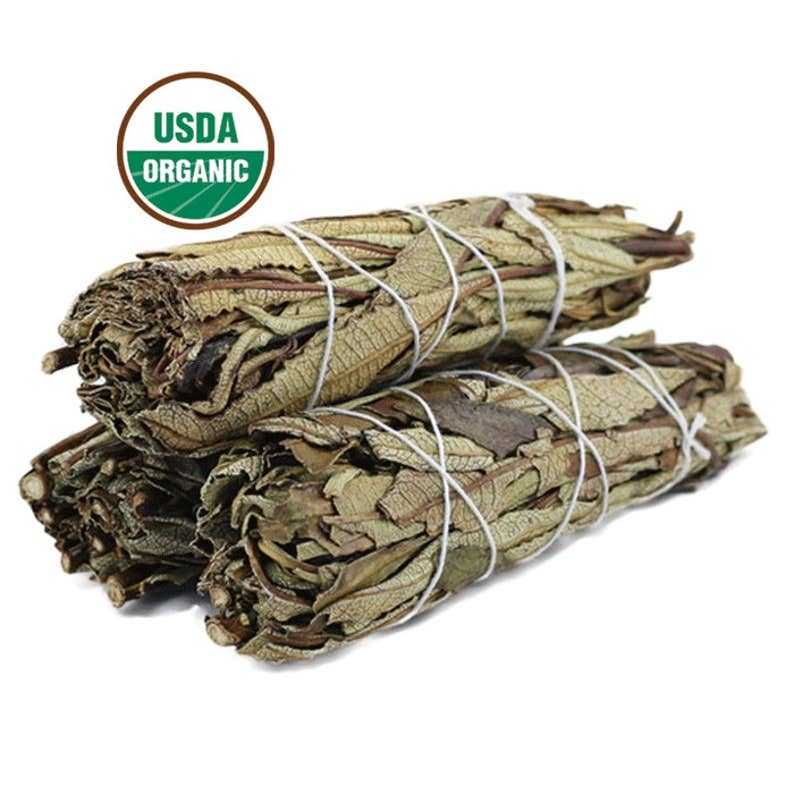 Atado de hierbas para sahumar Yerba Santa (4 pulg.)