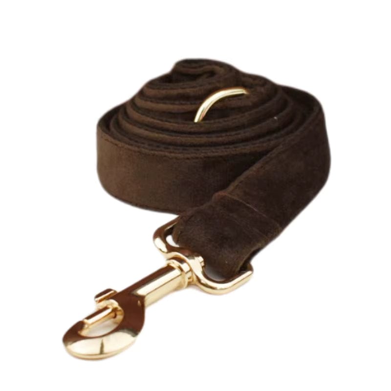 Dark Brown Velvet Set