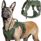 No Pull Tactical Dog Harness Molle Vest Adjustable Medium Large Dogs