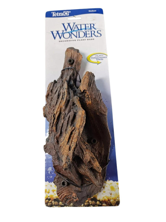 Tetra Water Wonders Coral decor with Plant Base Driftwood look, Large
