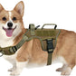 No Pull Tactical Dog Harness Heavy Duty Molle Vest for Medium to XLarge Dogs