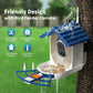 NAVFS Smart Bird Feeder Camera with Solar Panel, 2K Video & AI Bird ID
