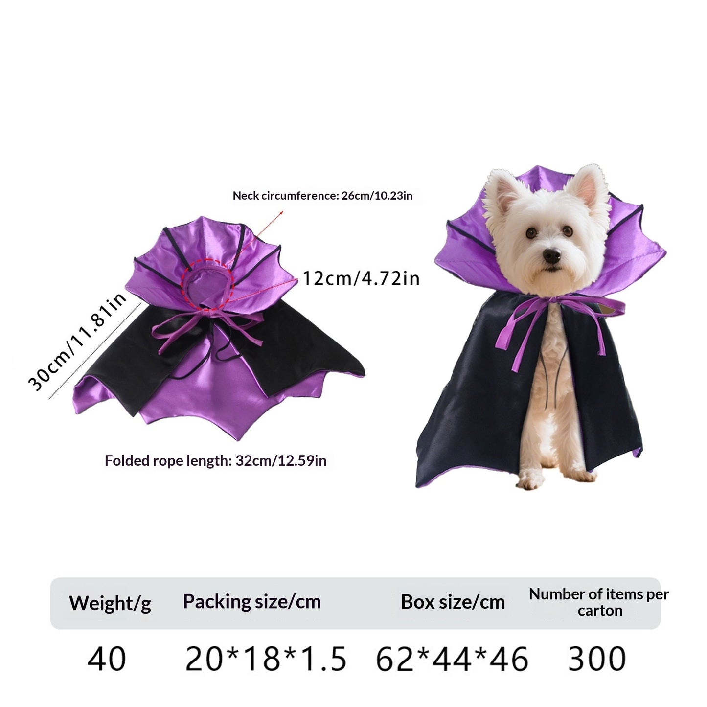Pet Costume Cat Transformation Funny Holiday Dress-Up Outfit