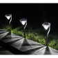 Decorative Diamond-Shaped Solar Ground Light for Garden Pathways