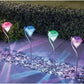 Decorative Diamond-Shaped Solar Ground Light for Garden Pathways