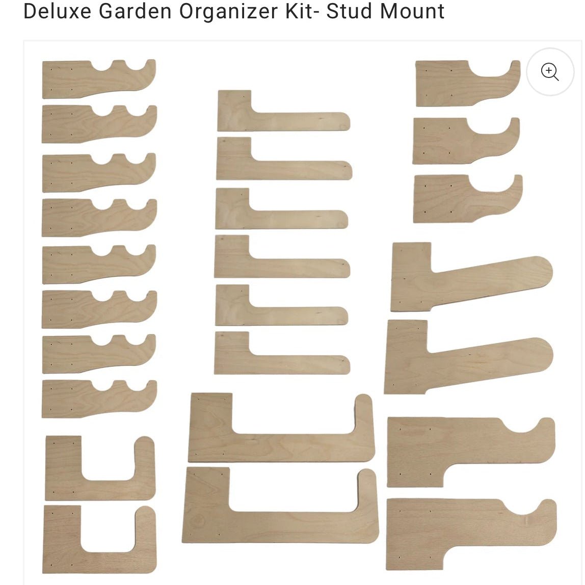 Deluxe Shed Organizer Kit - Stud Mount