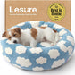 LE SURE Donut Dog Bed – 7 Sizes, 5 Patterns