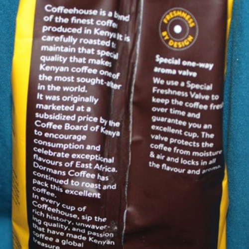 Dormans COFFEE HOUSE - Medium Roast, Medium Grind 250g