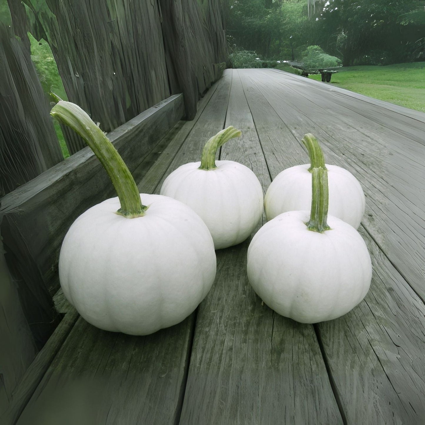 Small White Pumpkin Seeds - 20 Casperita Seeds for Planting - Ideal for Decor - Non-GMO