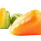 25 Organic GIANT SZEGEDI PEPPER Capsicum Annuum Hungarian Sweet Paprika / Tapered Bell White Yellow Orange Red Seeds
