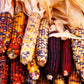 50 Indian MINI MIX CORN Miniature 4" Ears Ornamental Zea Mays Vegetable Seeds