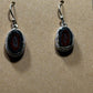 Pendientes de ágata drusa