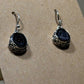 Pendientes de ágata drusa