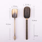 Carved Fu Character Auspicious Clouds Pattern Tea Shovels