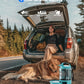 77oz Dog Travel Water Bottle with Bowl Leak Proof Hiking Camping Bottle