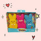 Peeps 3-Pack Vinyl Dog Squeaker Toy Small 0-20 lbs NEW