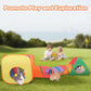 Rabbit Tunnel Toy Collapsible Play Tube Cube Set for Small Pets
