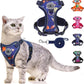 Escape Proof Cat Harness and Leash Reflective Adjustable Soft Vest