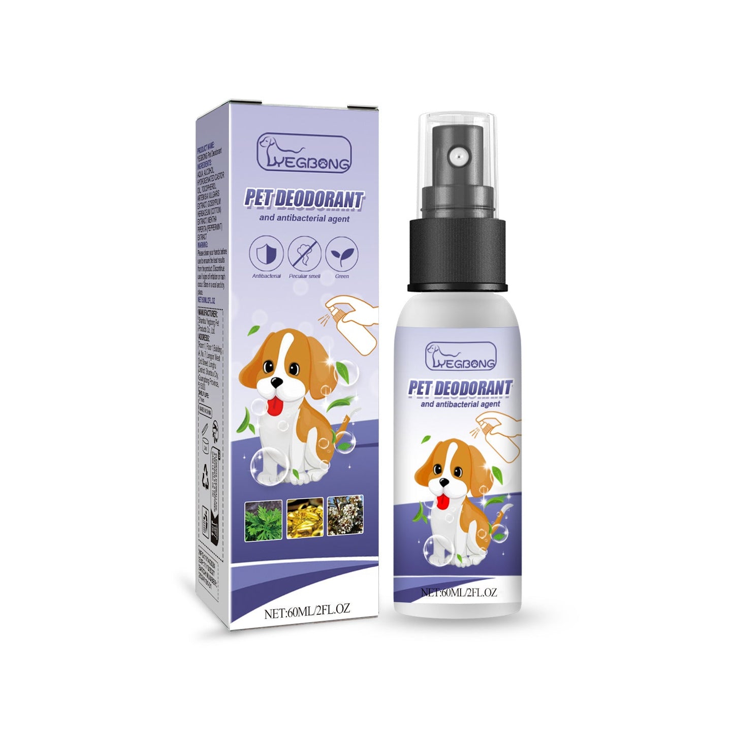 Pet Cat And Dog Odor-eliminating Air Freshener Spray
