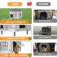 Elevated Insulated Heated Cat House with Escape Door, Standard