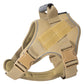 Traction Rope For Large Dogs Breathable Tactical Harness