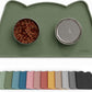 Silicone Pet Feeding Mat – Waterproof Non-Slip Bowl Mat, 36 Options
