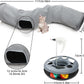 Cat Tunnel Toy for Cats & Small Pets Collapsible Interactive Play Tube