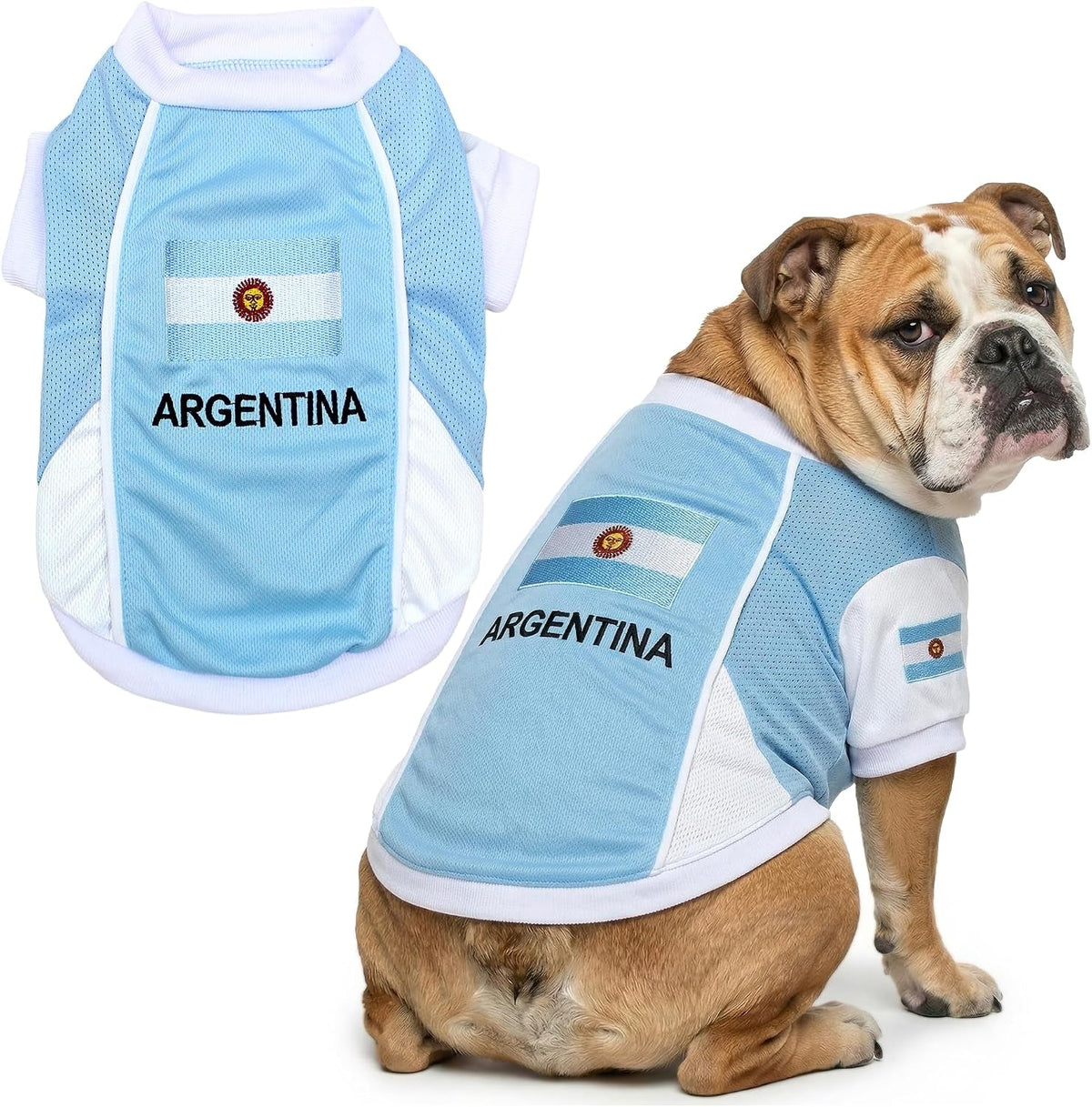 Parisian Pet Breathable Mesh Soccer Jersey for Dogs, XS–5XL
