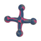 Natural Rubber Jack Dog Toy – Durable, Non-Toxic Chew Toy for Engaging Play and Enhanced Agility